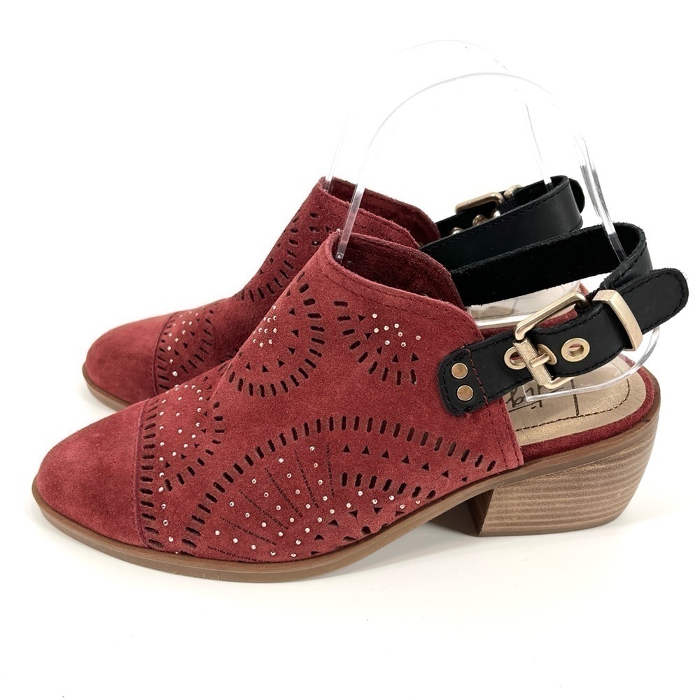 Anthropologie Latigo Muren Suede Mule booties - Picture 5 of 11